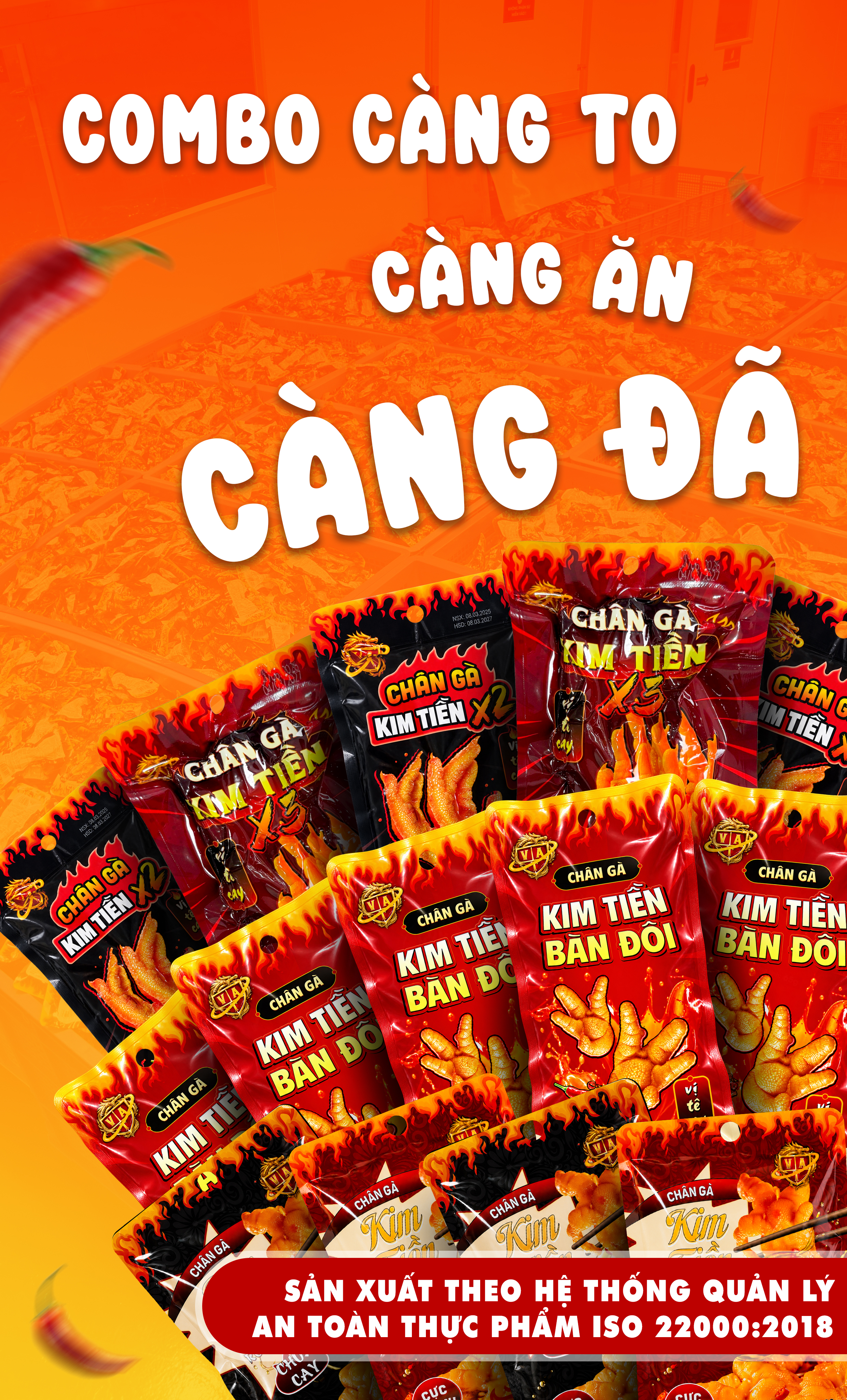 Combo càng to càng ăn càng đã